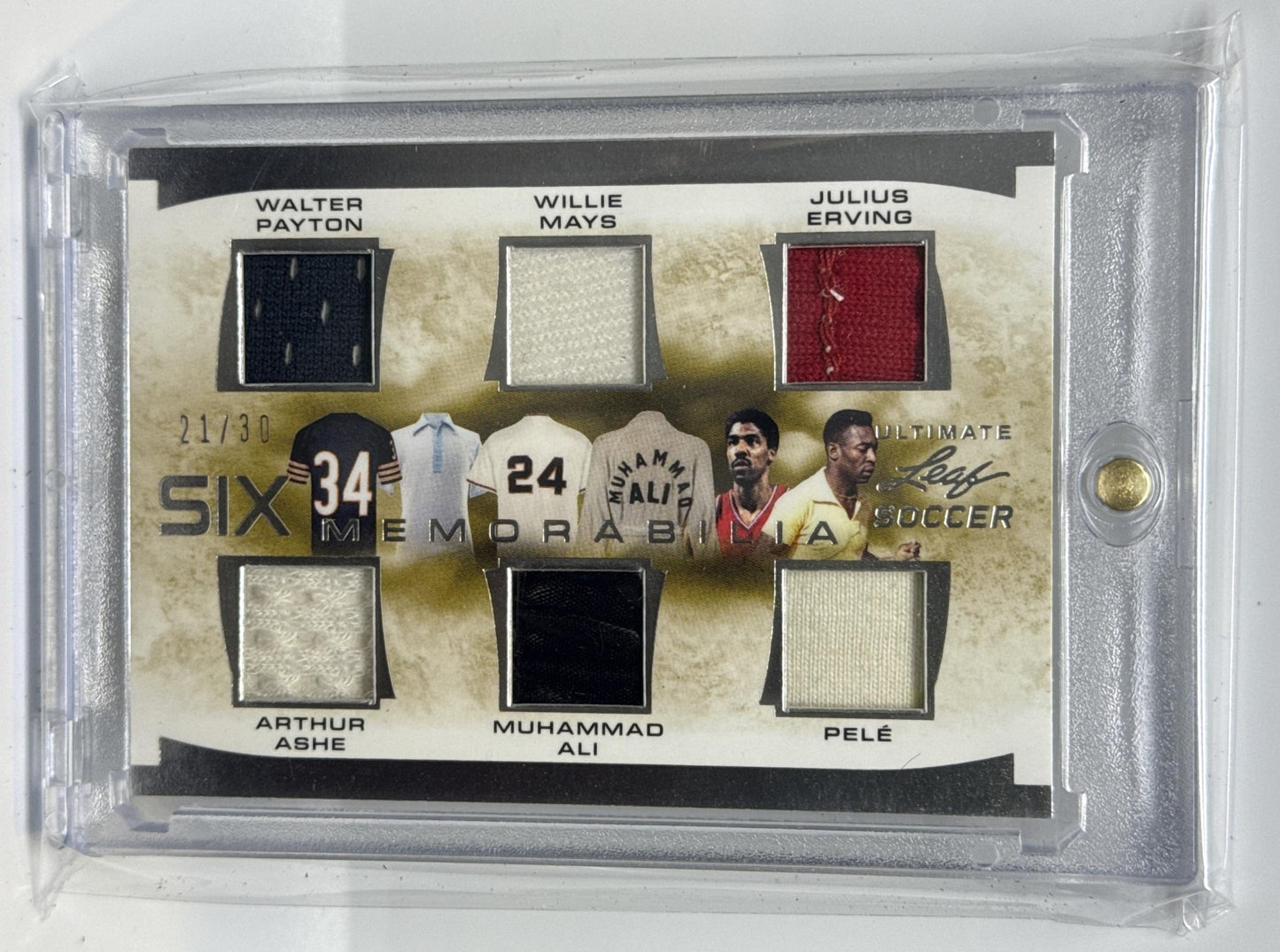 Payton/Ashe/Willie Mays/Muhammad Ali/Julius Erving/Pele Leaf Ultimate 2022 /30