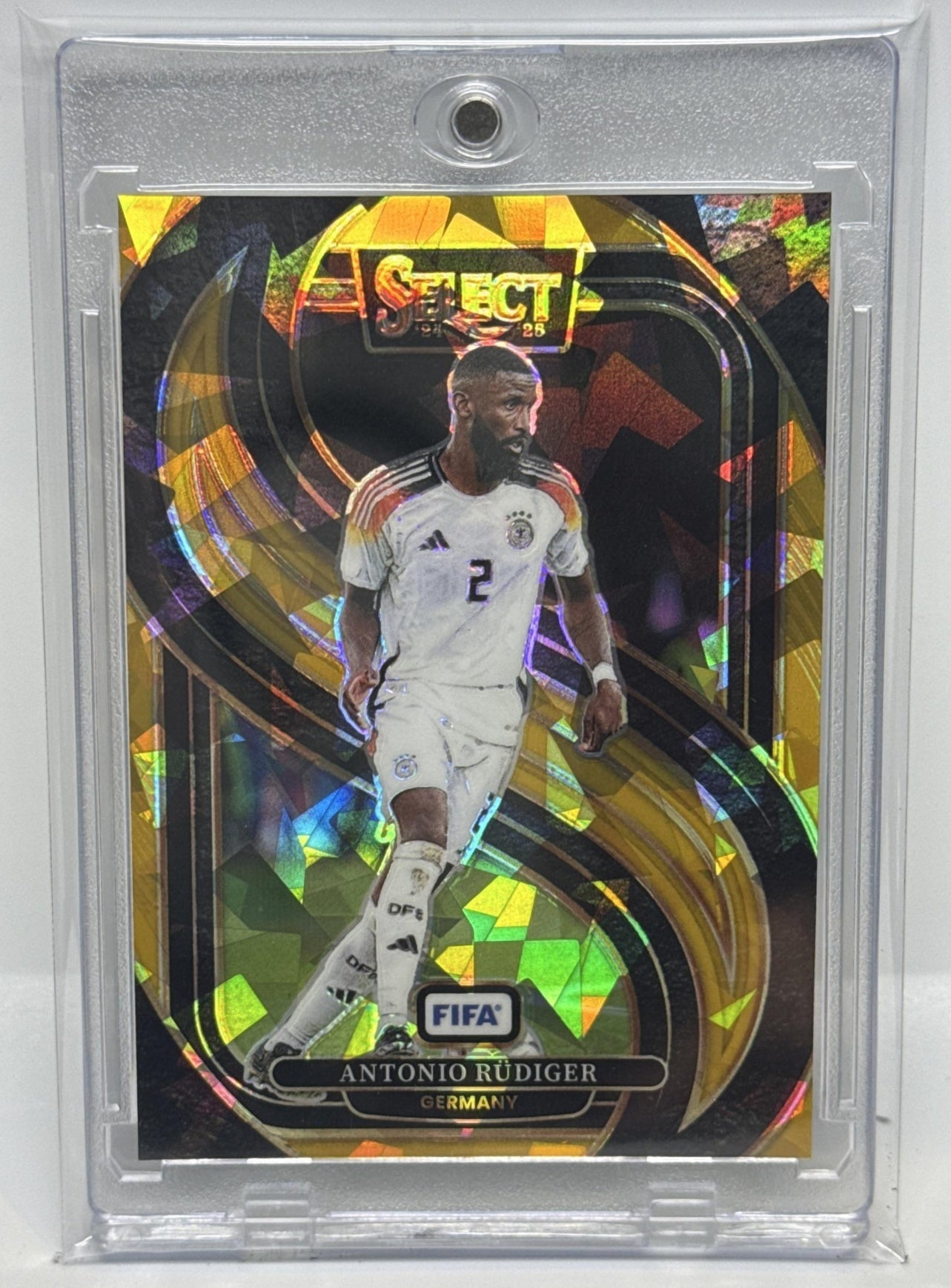 Antonio Rudiger Panini Select FIFA 2024-25 Mezzanine Gold Ice /10 Germany