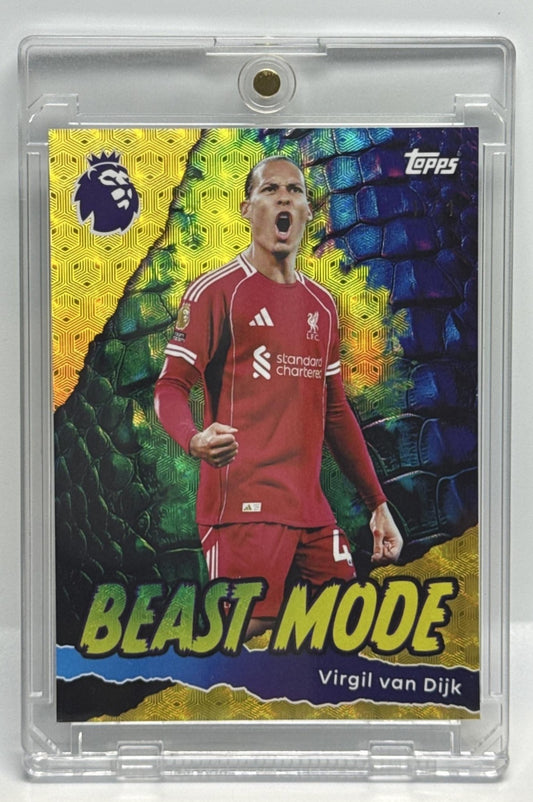 Virgil Van Dijk Topps Premier League 2025-26 Beast Mode 1/1 Liverpool