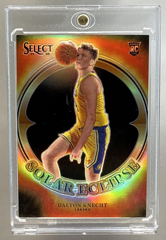 Dalton Knecht Panini Select 2024-25 Solar Eclipse RC Los Angeles Lakers