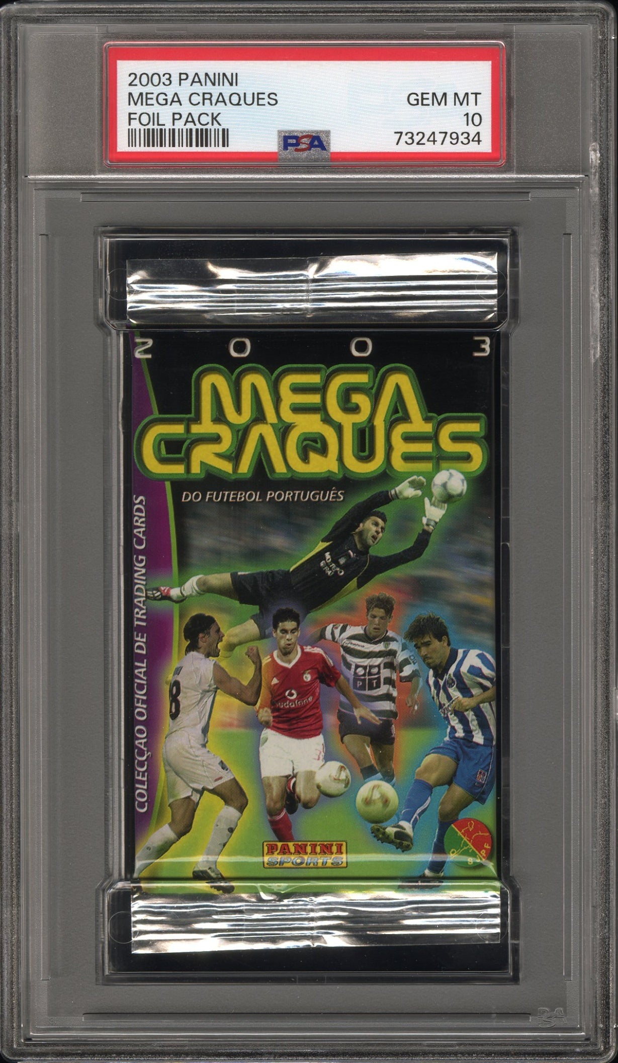 Mega Craques Panini 2003 Foil Pack PSA 10
