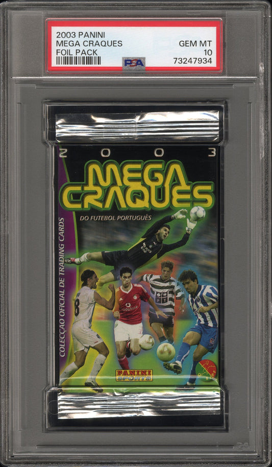 Mega Craques Panini 2003 Foil Pack PSA 10
