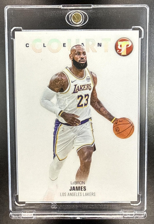 LeBron James Topps Pristine 2025-26 Clean Court Los Angeles Lakers