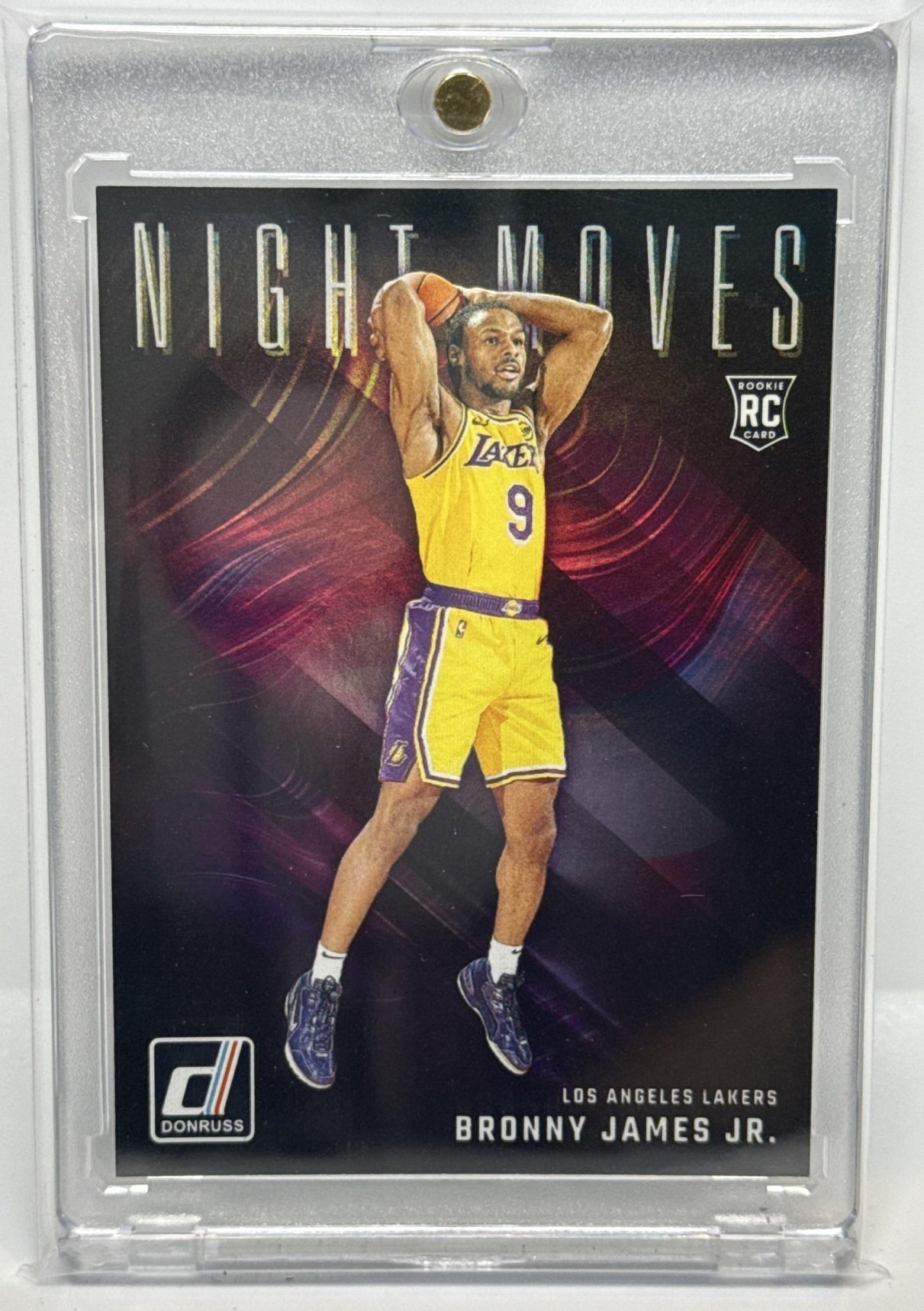 Bronny James Jr. Panini Donruss 2024-25 Night Moves RC Los Angeles Lakers