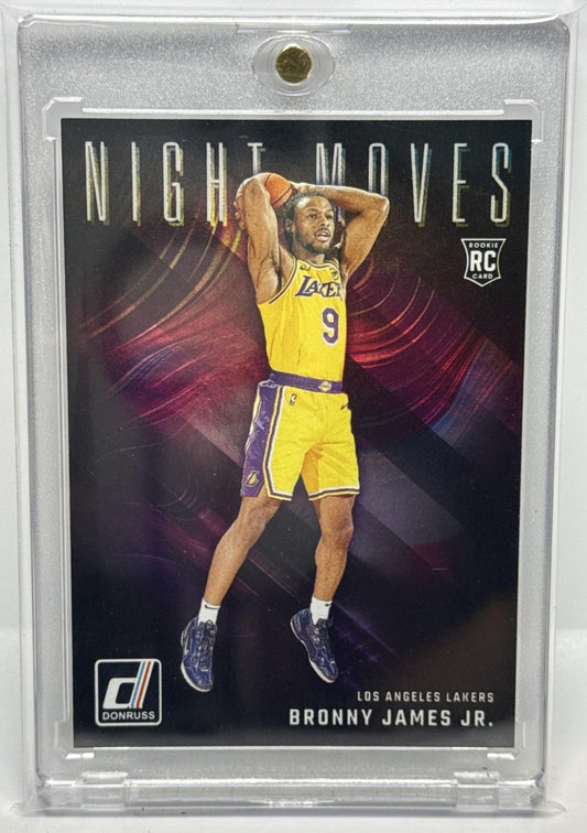 Bronny James Jr. Panini Donruss 2024-25 Night Moves RC Los Angeles Lakers