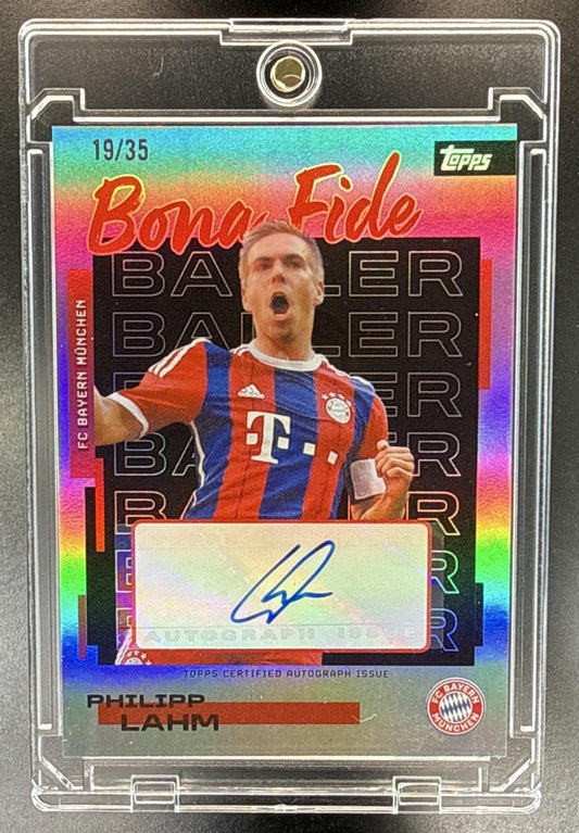 Philipp Lahm Topps FC Bayern Munchen Set 2025-26 Bona Fide Auto /35 FC Bayern
