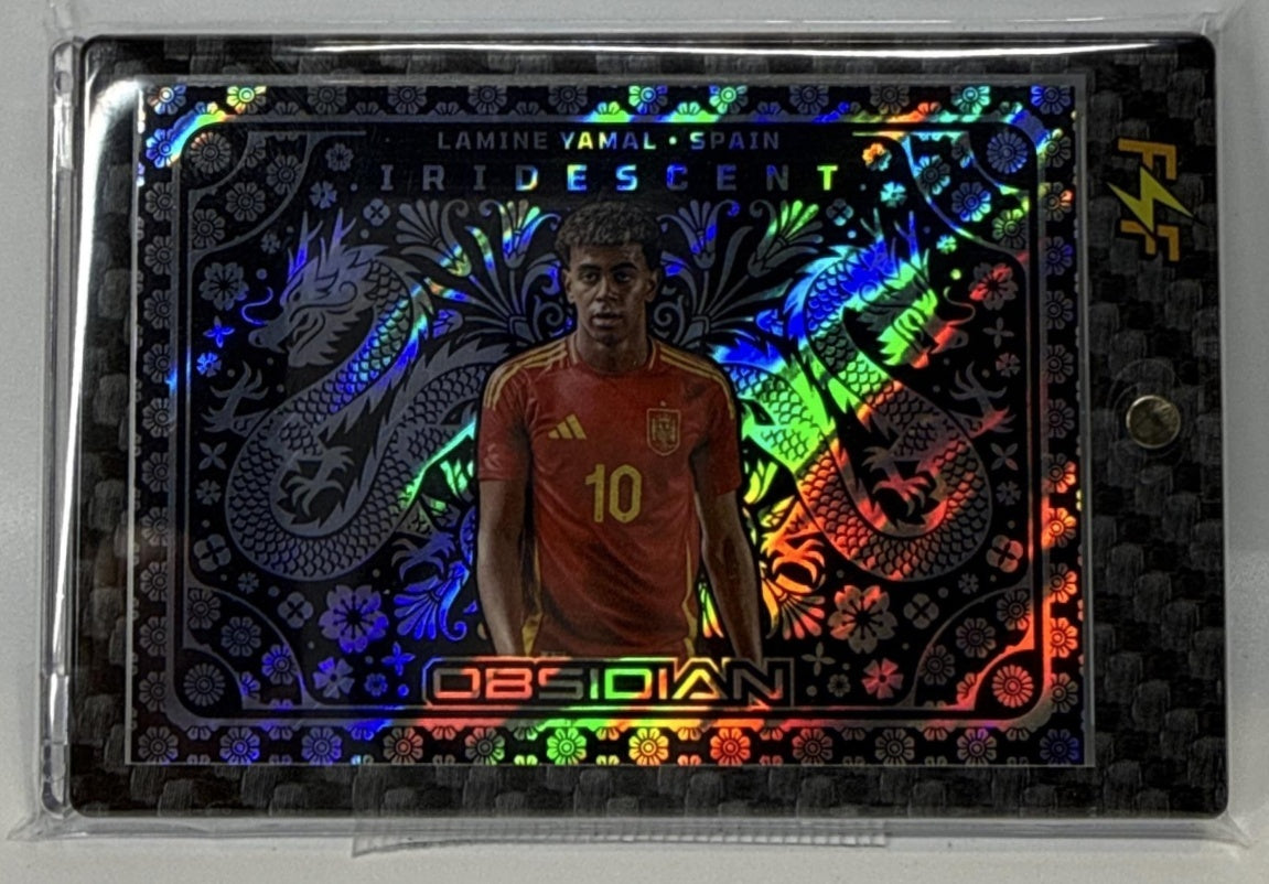 Lamine Yamal Panini Obsidian 2024-25 Iridescent Spain