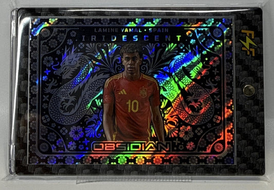 Lamine Yamal Panini Obsidian 2024-25 Iridescent Spain