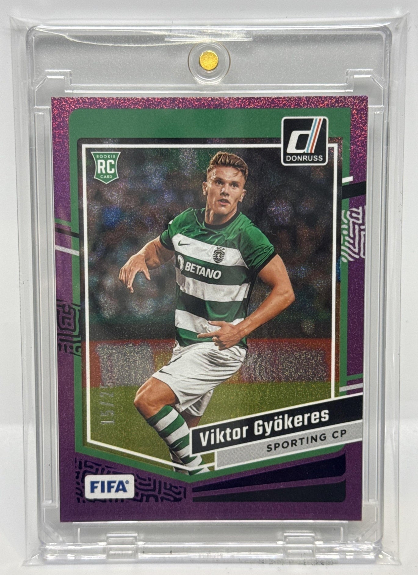 Viktor Gyokeres Panini Donruss 2023-24 Purple /25 RC Sporting Clube de Portugal