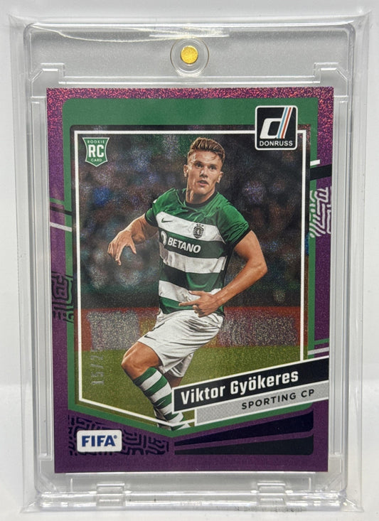 Viktor Gyokeres Panini Donruss 2023-24 Purple /25 RC Sporting Clube de Portugal