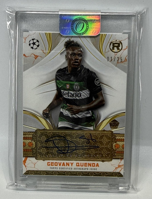 Geovany Quenda Topps Reverence UCC '24 Orange /25 Sporting Clube de Portugal