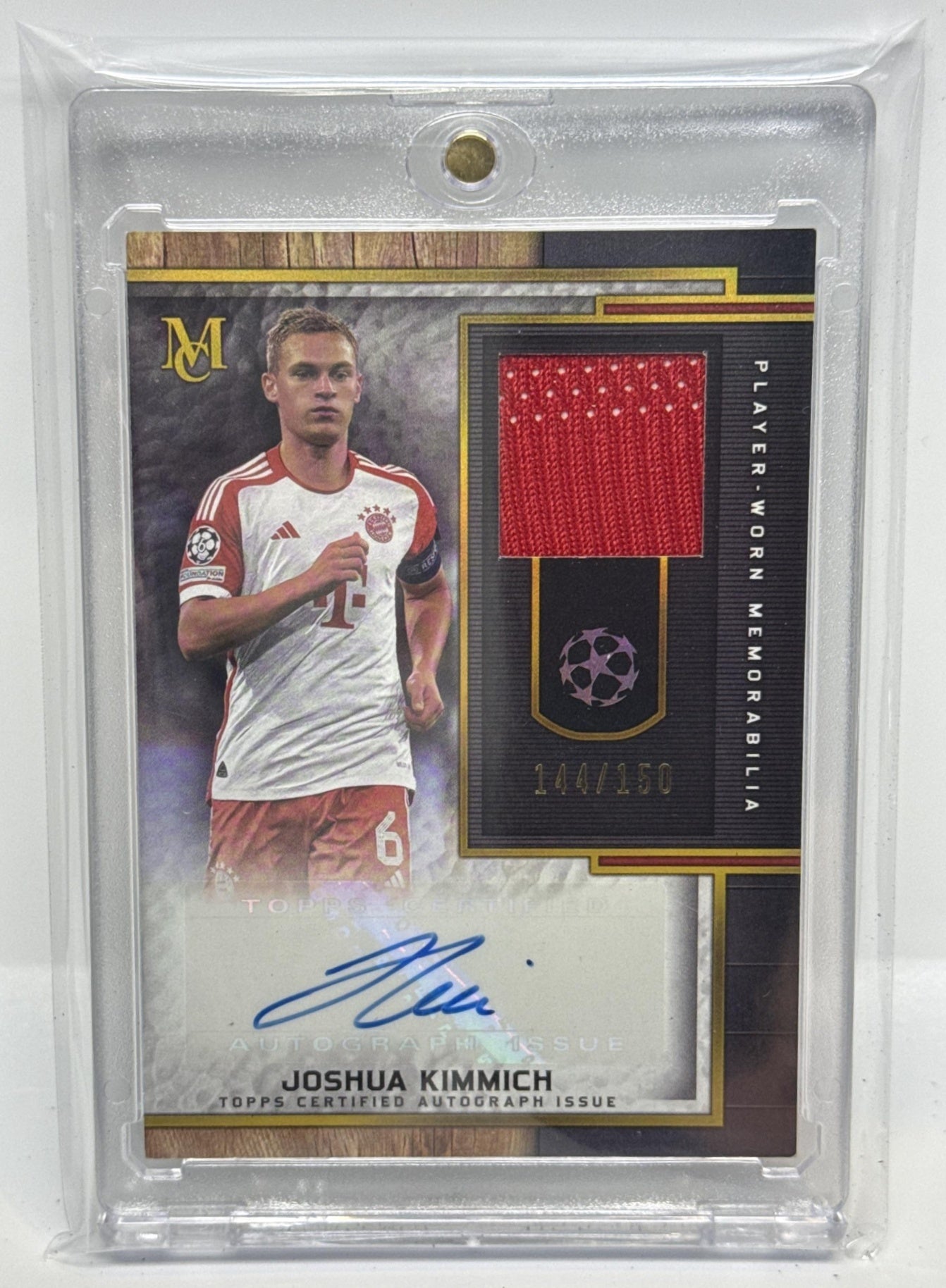 Joshua Kimmich Topps Museum Collection UCC 2023/150 MEM Auto FC Bayern Munchen