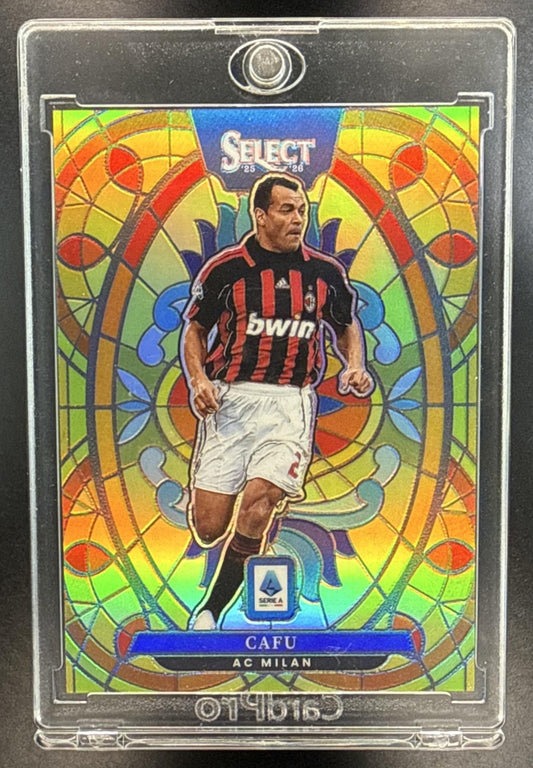 Cafu Panini Select Serie A 2025-26 Stained Glass SSP AC Milan