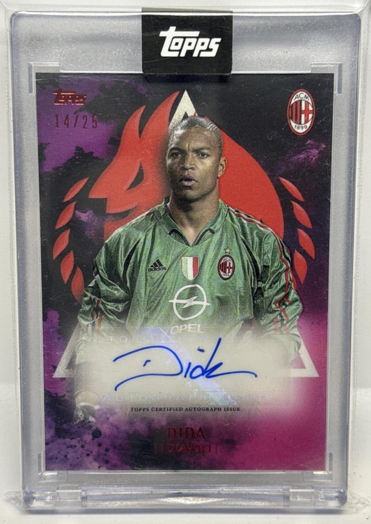Dida Topps AC Milan 125th Anniversary 2024-25 Purple /25 Auto AC Milan