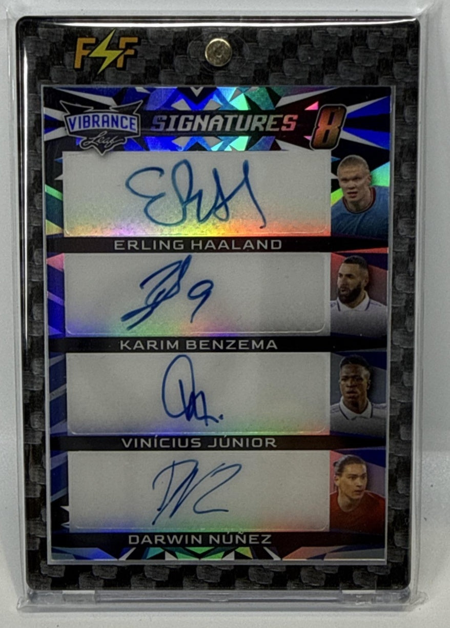 Erling Haaland Karim Benzema Vinicius Junior Darwin Nunez Pedri Phil Foden Luka Modric Heung-min Son Leaf Vibrance 2023 Auto