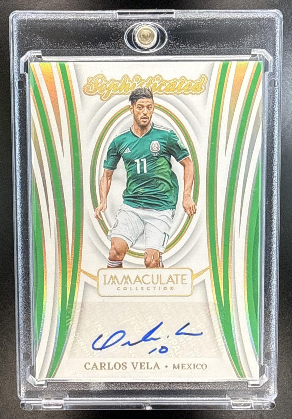 Carlos Vela Panini Immaculate Collection 2024-25 Sophisticated Auto /5 Mexico