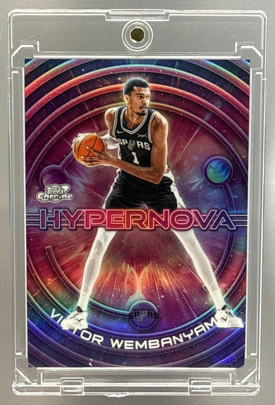 Victor Wembanyama Topps Cosmic Chrome 2025-26 Hypernova SSP San Antonio Spurs