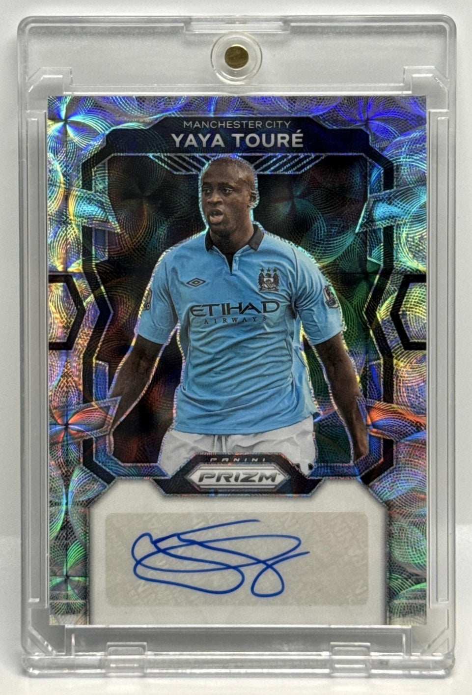 Yaya Toure Panini Prizm PL 2023-24 Signatures Choice Auto Manchester City