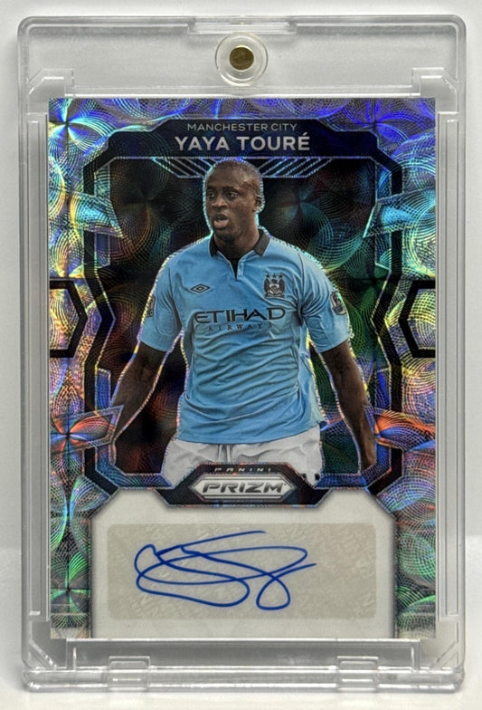 Yaya Toure Panini Prizm PL 2023-24 Signatures Choice Auto Manchester City