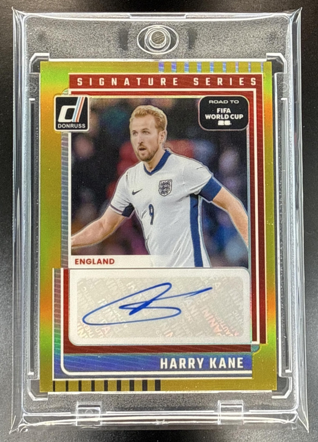 Harry Kane Donruss Road to FIFA World Cup 26' 2025-26 Gold /5 Auto England