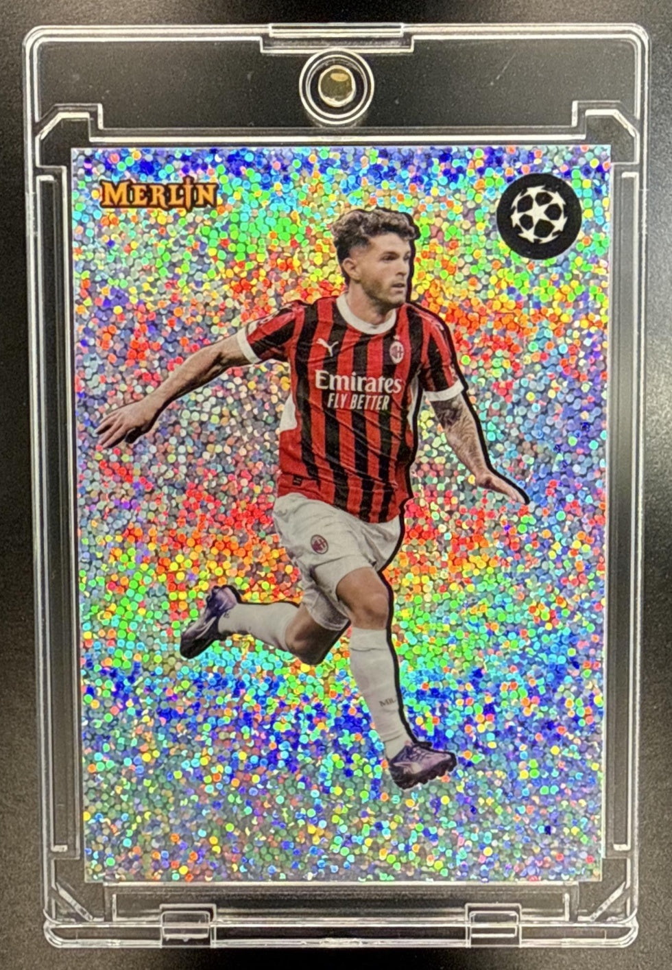 Christian Pulisic Topps Merlin Chrome UCC 2024-25 The Shiny AC Milan