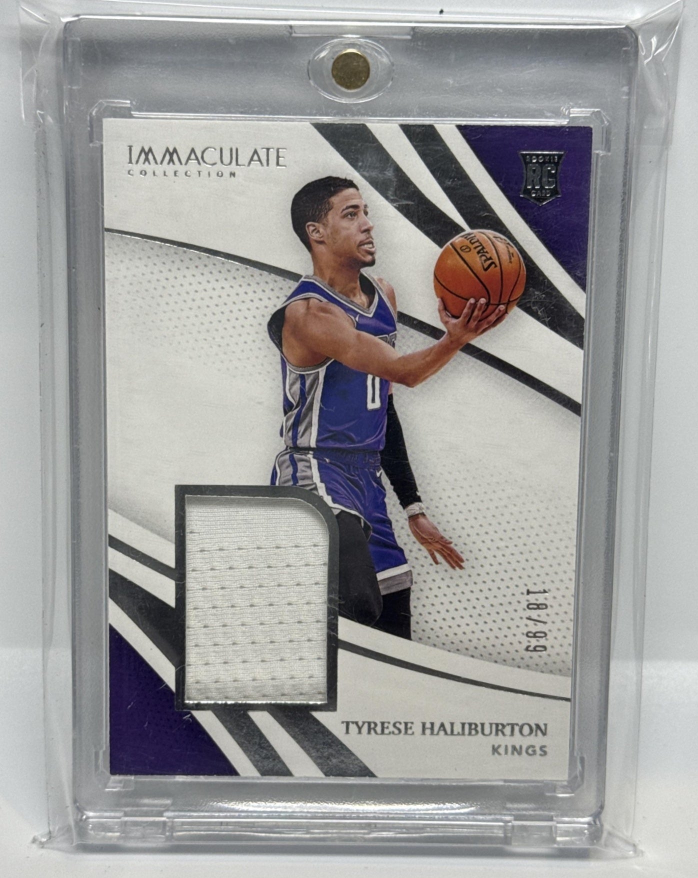 Tyrese Haliburton Panini Immaculate Collection 2020-21/99 RC Sacramento Kings