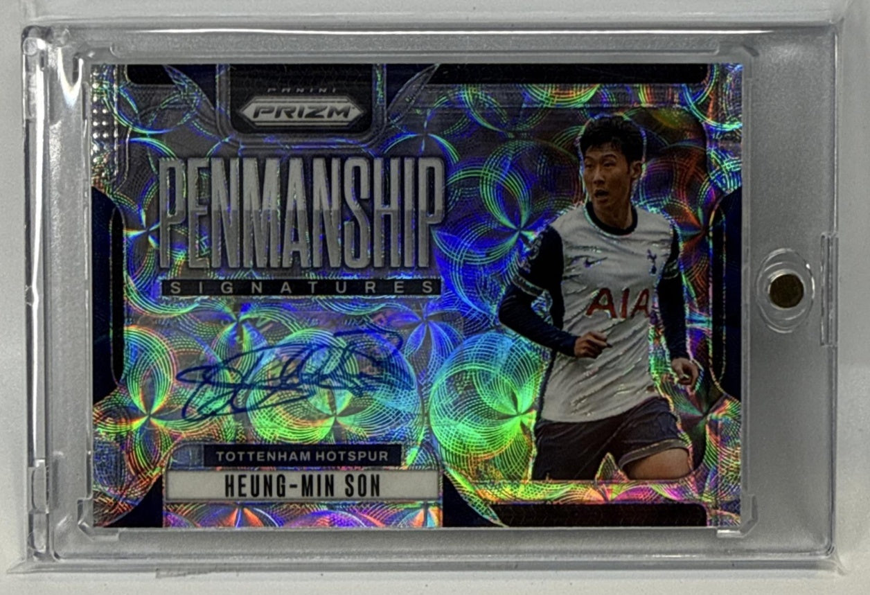 Heung-Min Son Panini Prizm PL 2024-25 Penmanship Choice Auto Tottenham Hotspur