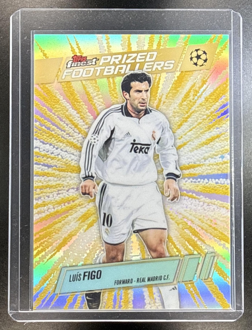 Luis Figo Topps UEFA Club Competition Finest 2025-26 Real Madrid C.F.