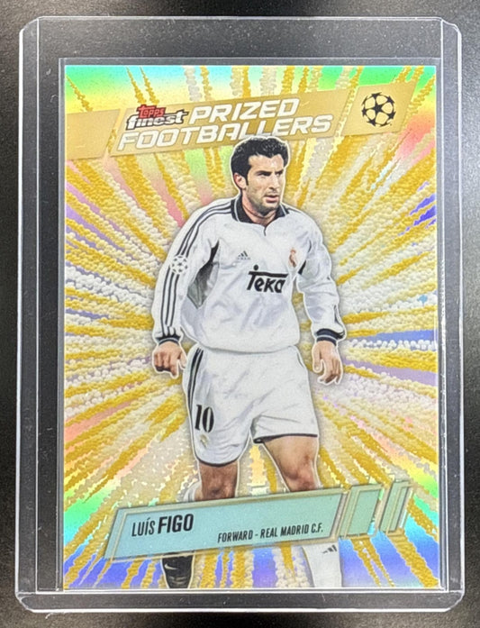Luis Figo Topps UEFA Club Competition Finest 2025-26 Real Madrid C.F.