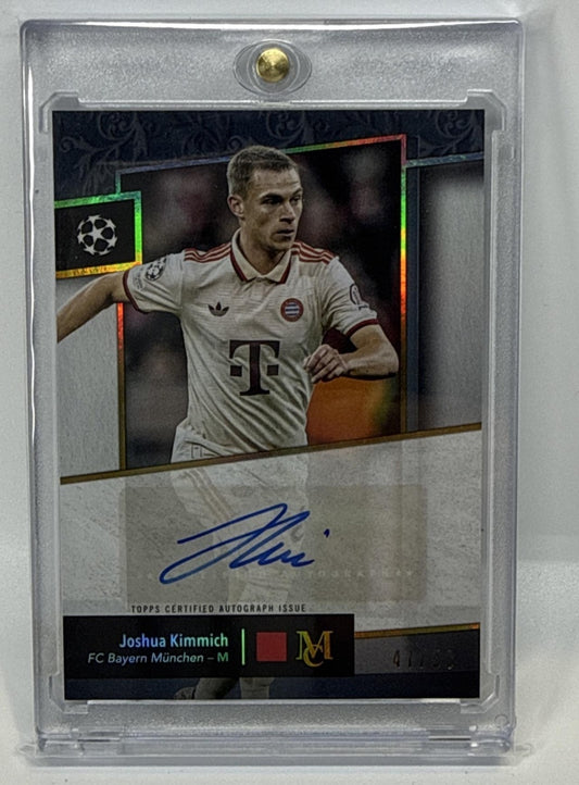 Joshua Kimmich Topps Museum Collection UCC 2024-25 Archival Auto Gold /50
