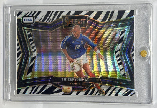 Thierry Henry Panini Select FIFA 2024-25 Field Zebra France