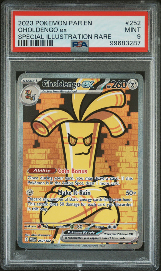 Gholdengo ex Pokemon SV Paradox Rift 2023 PSA 9