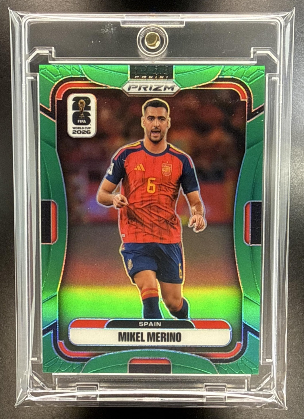 Mikel Merino Panini Prizm World Cup 2026 Green /5 Spain