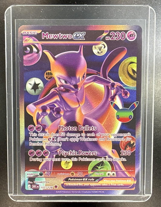 Mewtwo ex Pokemon 30th Celebration 2026 Futuristic Rare 4