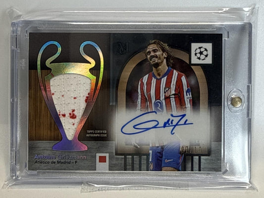 Antoine Griezmann Topps Museum Collection UCC 2024-25 Black Diamond /10 Auto