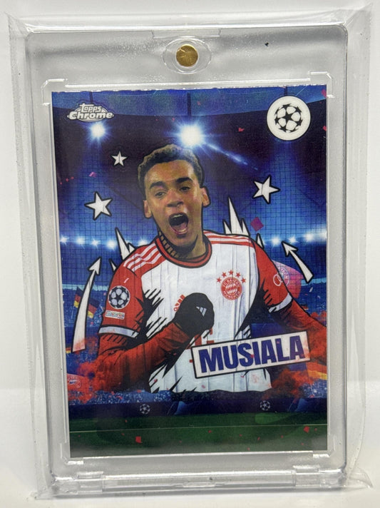Jamal Musiala Topps Chrome UCC 2023-24 Tifo FC Bayern Munchen