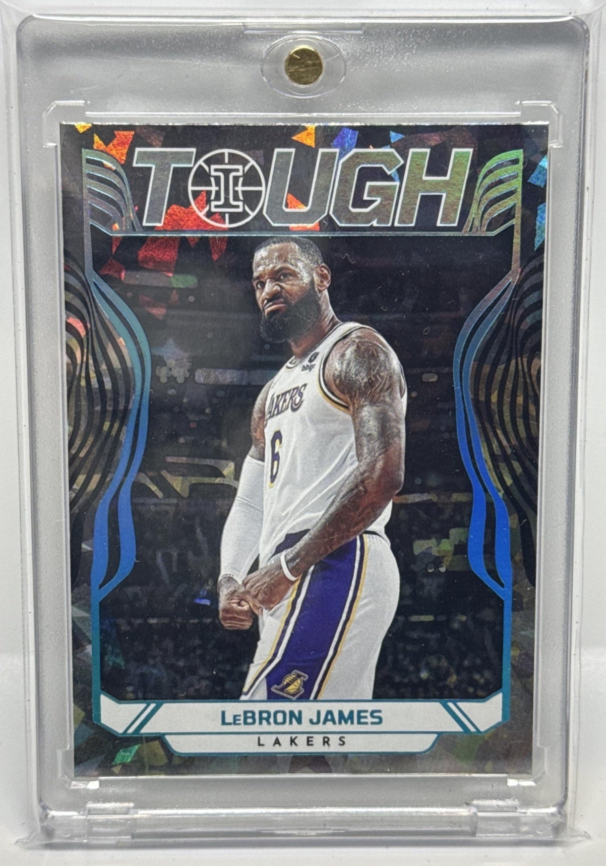 LeBron James Panini Illusions 2021-22 Tough Los Angeles Lakers
