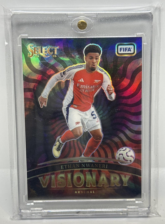 Ethan Nwaneri Panini Select FIFA 2024-25 Visionary Arsenal