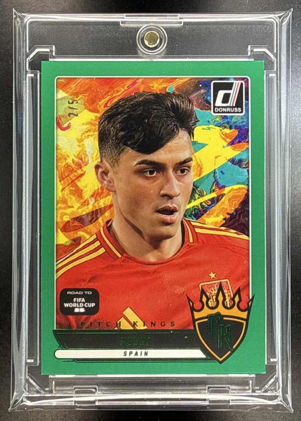 Pedri Panini Donruss Road to FIFA World Cup 26' 2025-26 Green /5 Spain