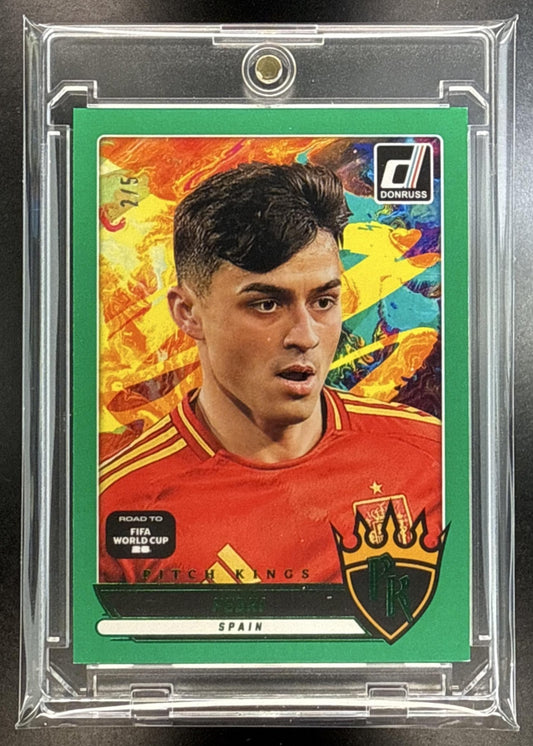 Pedri Panini Donruss Road to FIFA World Cup 26' 2025-26 Green /5 Spain