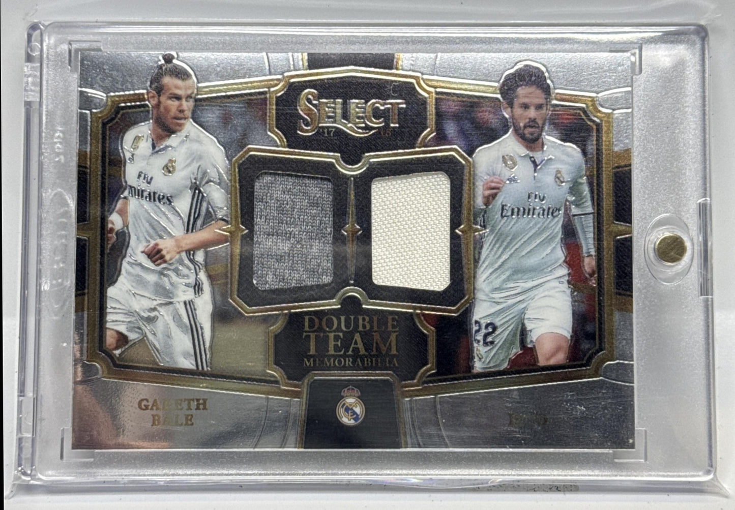Isco Gareth Bale Panini Select 2017 Double Team Memorabilia Real Madrid CF