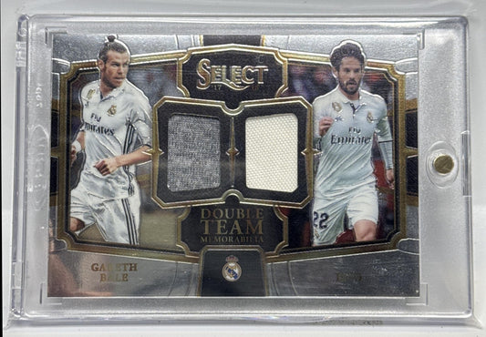 Isco Gareth Bale Panini Select 2017 Double Team Memorabilia Real Madrid CF