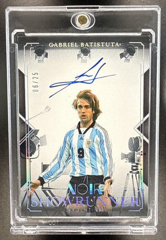 Gabriel Batistuta Noir Road to FIFA World Cup 26 2025-26 /25 Auto Argentina