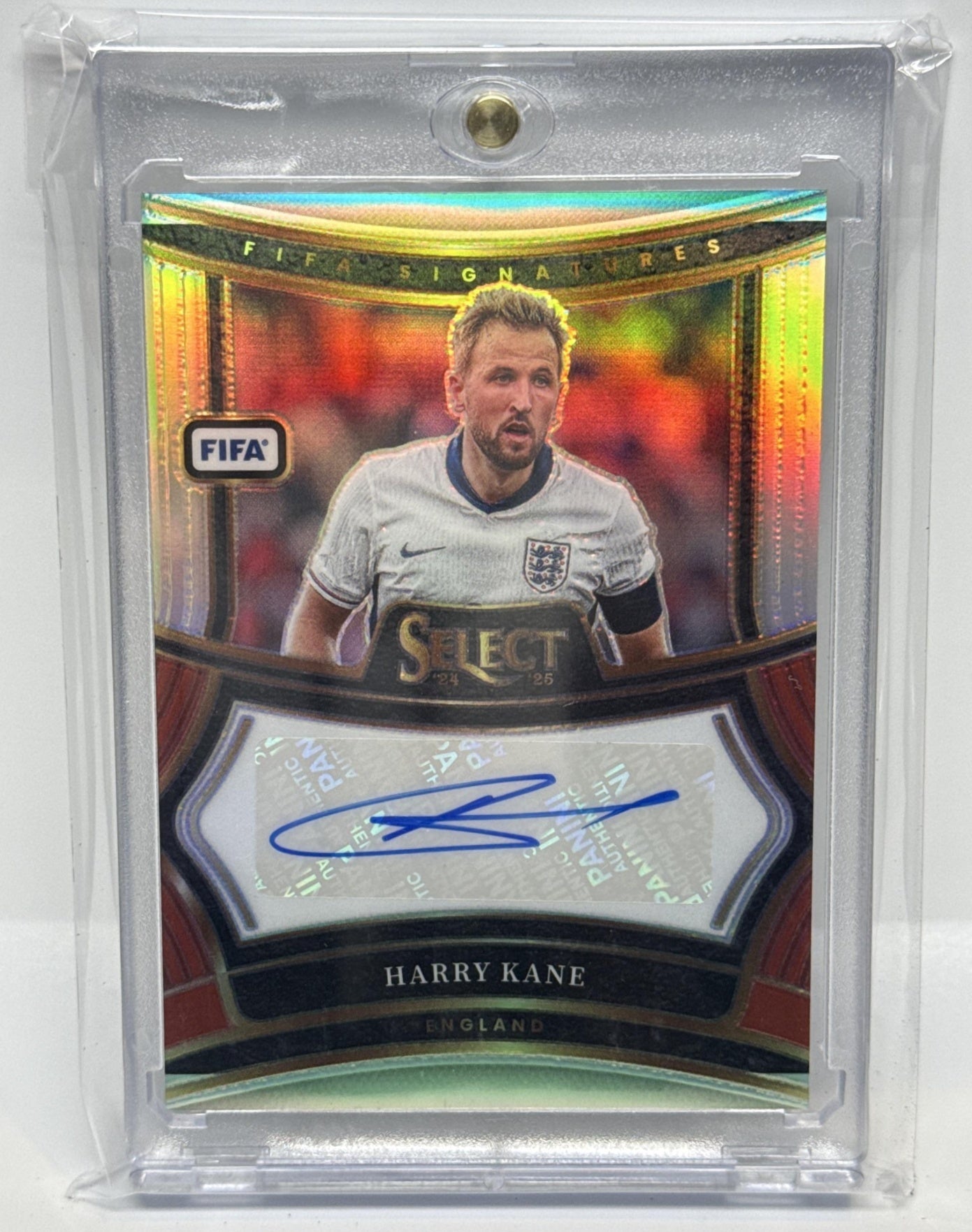 Harry Kane Panini Select FIFA 2024-25 Signatures Auto England