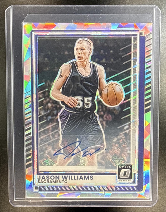 Jason Williams Panini Donruss 2025-26 Cracked Ice /25 Auto Sacramento Kings