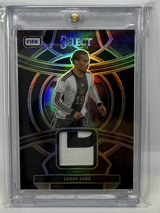 Leroy Sane Panini Select FIFA 2023-24 Swatches Black 1/1 MEM Germany