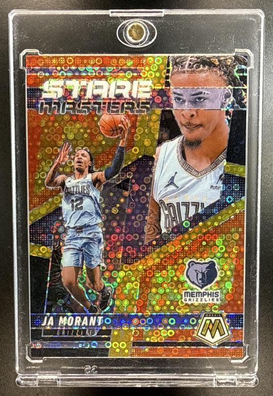 Ja Morant Panini Mosaic 2024-25 Stare Master Gold Disco /3 Memphis Grizzlies