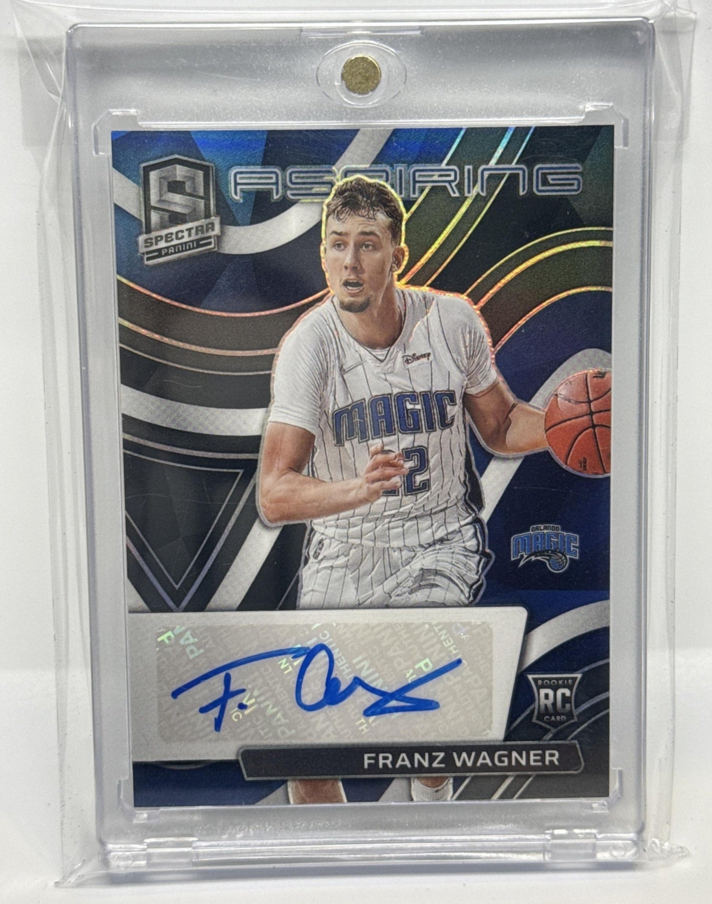 Franz Wagner Panini Spectra 2021-22 Aspiring Auto /99 RC Orlando Magic