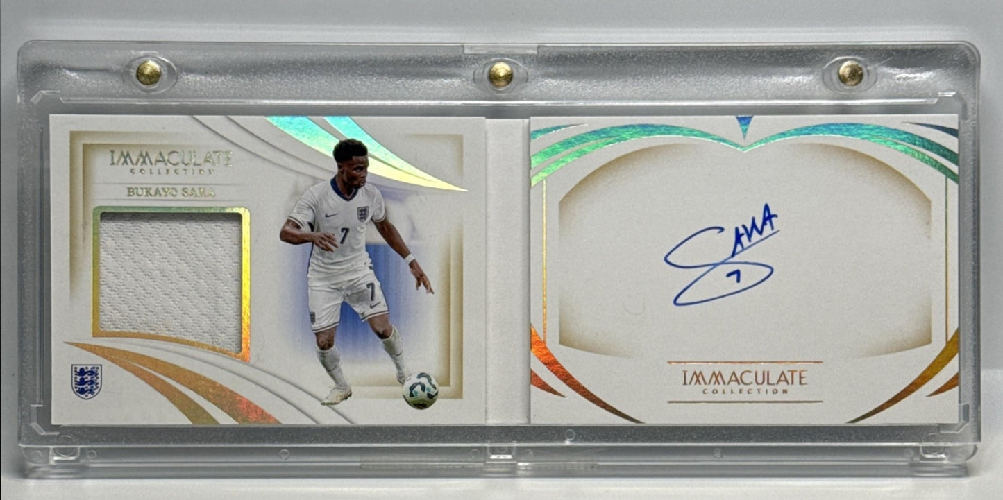Bukayo Saka Panini Immaculate Collection 2024-25/99 MEM Auto England