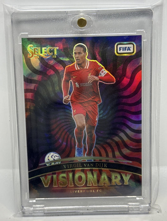 Virgil van Dijk Panini Select FIFA 2024-25 Visionary Liverpool FC